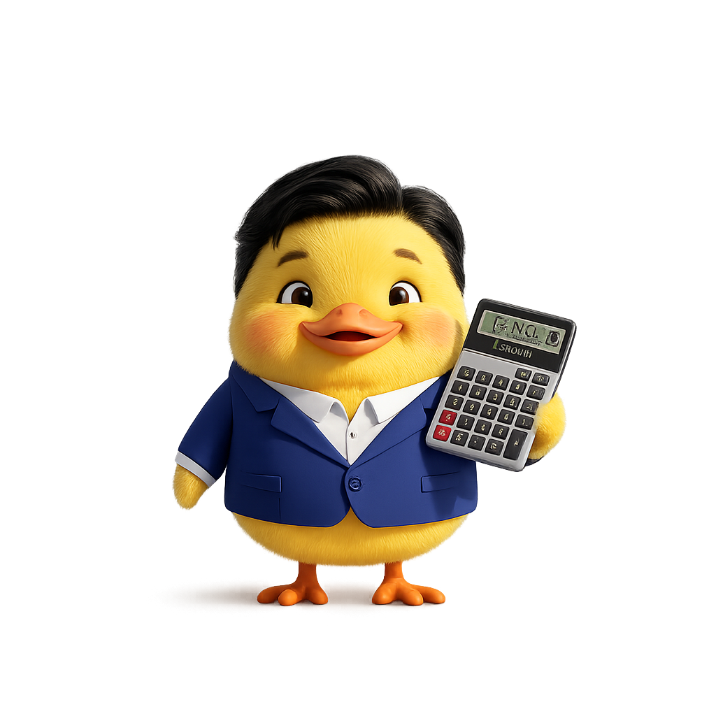 成長グラフを示すりーぱるくん